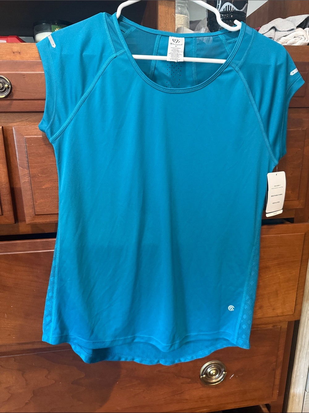 Champion Teal Short Sleeve Performance Tee